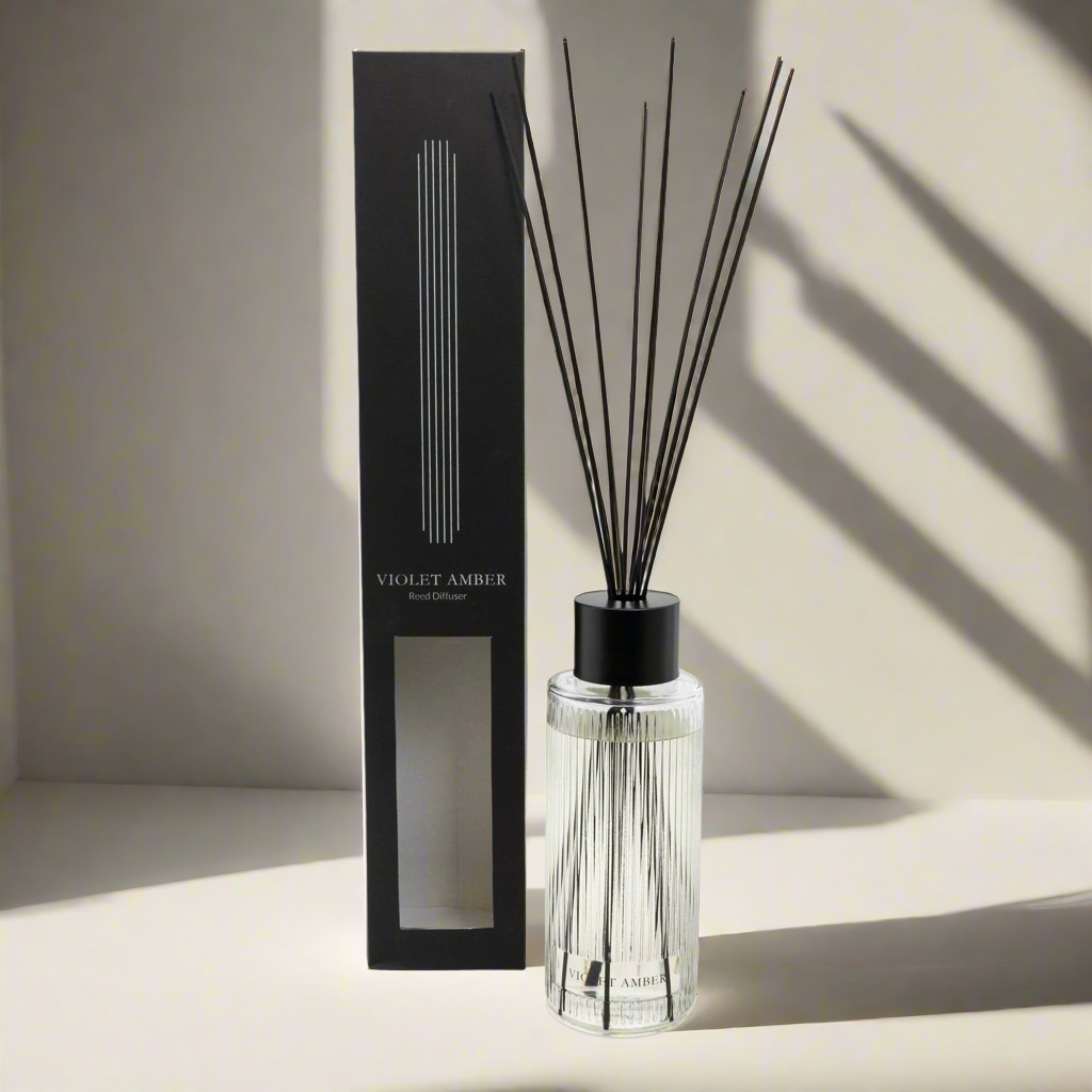 Violet Amber Large 1200ml Reed Diffuser