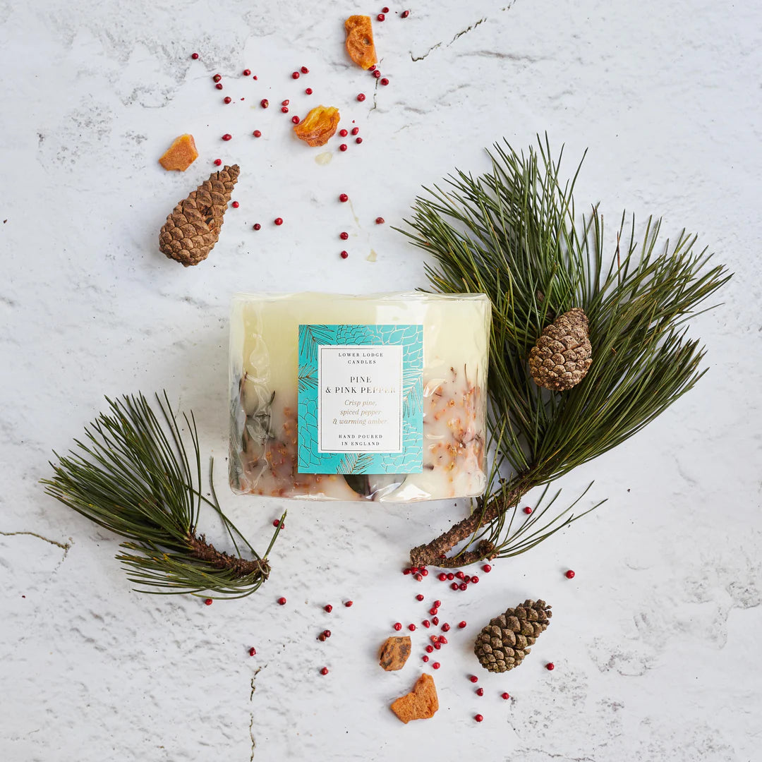 Pine & Pink Pepper Large Botanical Candle