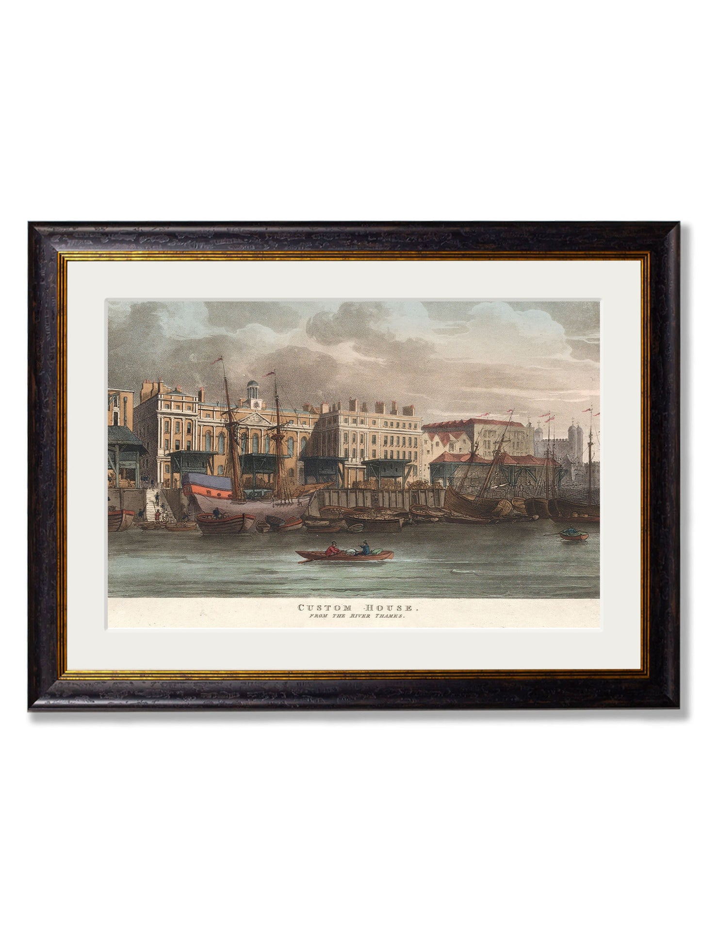 c.1808 Custom House from the River Thames detail – Leya Buster Interiors