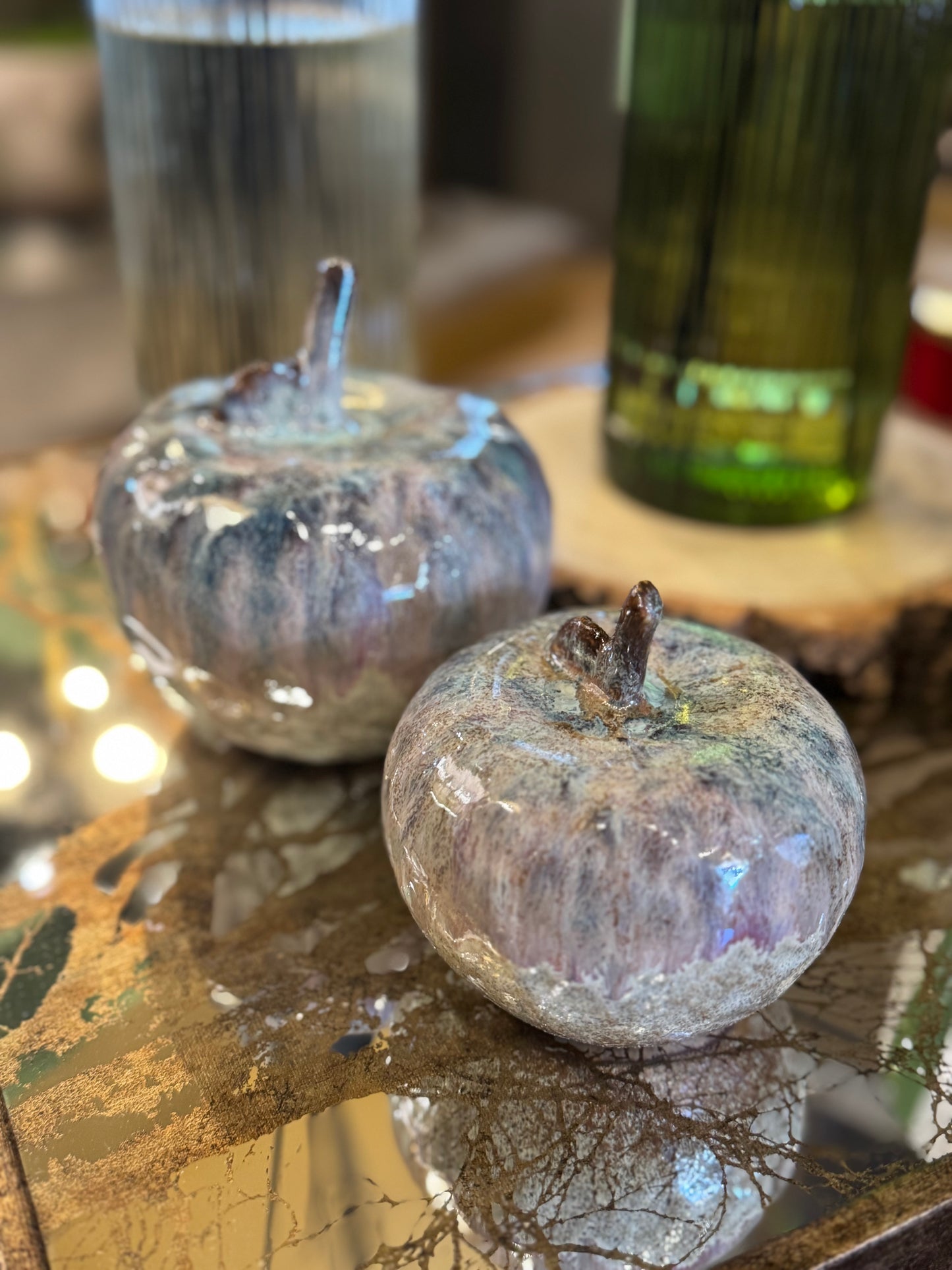 Ombre Coloured Apple Decoration - Large