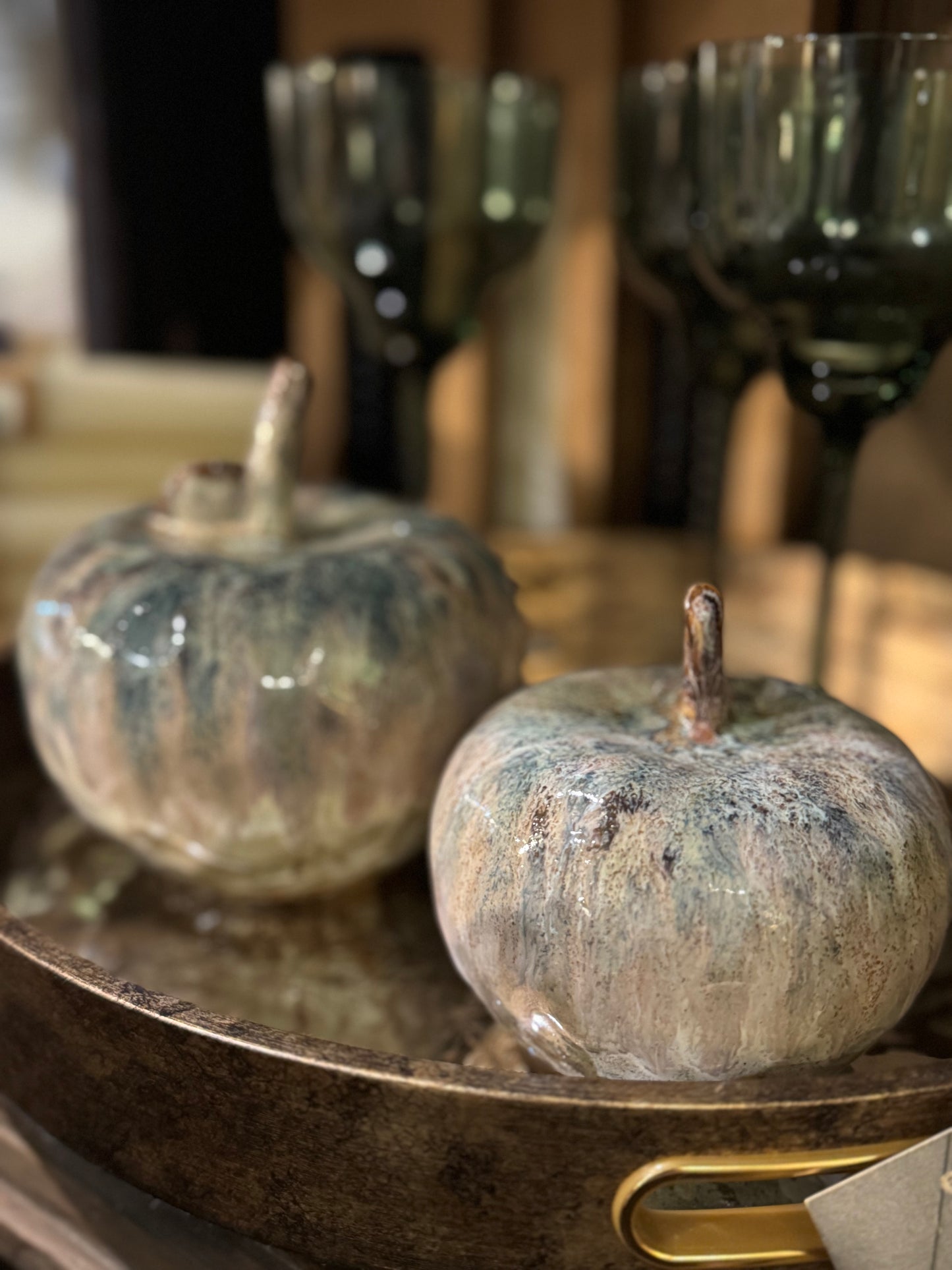 Ombre Coloured Apple Decoration - Large
