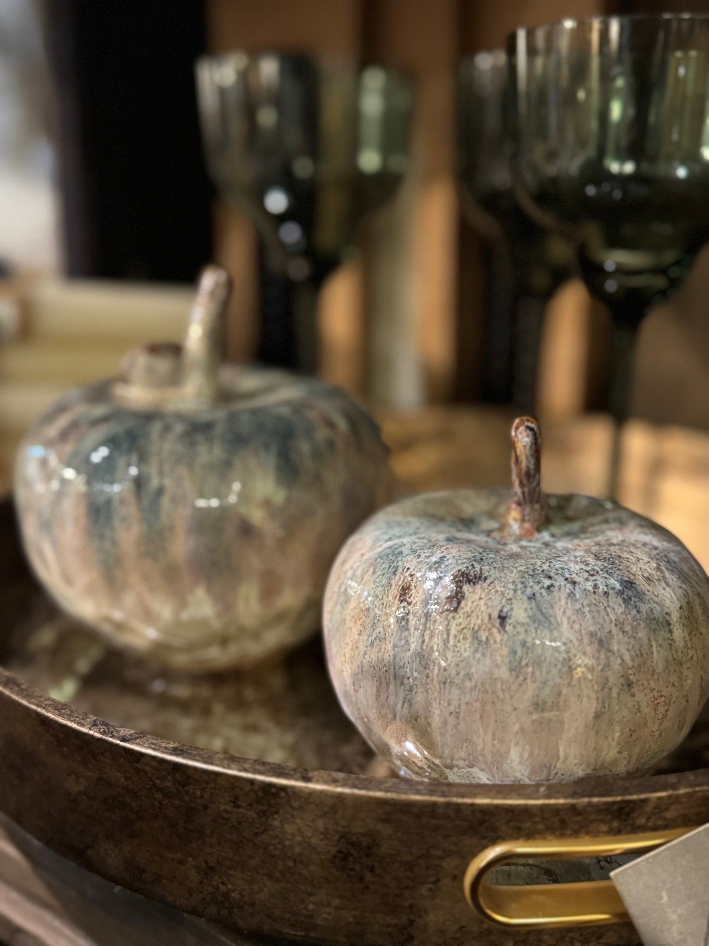 Ombre Coloured Apple Decoration - Large