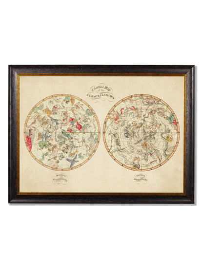c.1820 Map of the Constellations styled view – Leya Buster Interiors