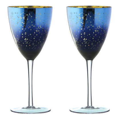 Galaxy Wine Glasses styled view – Leya Buster Interiors