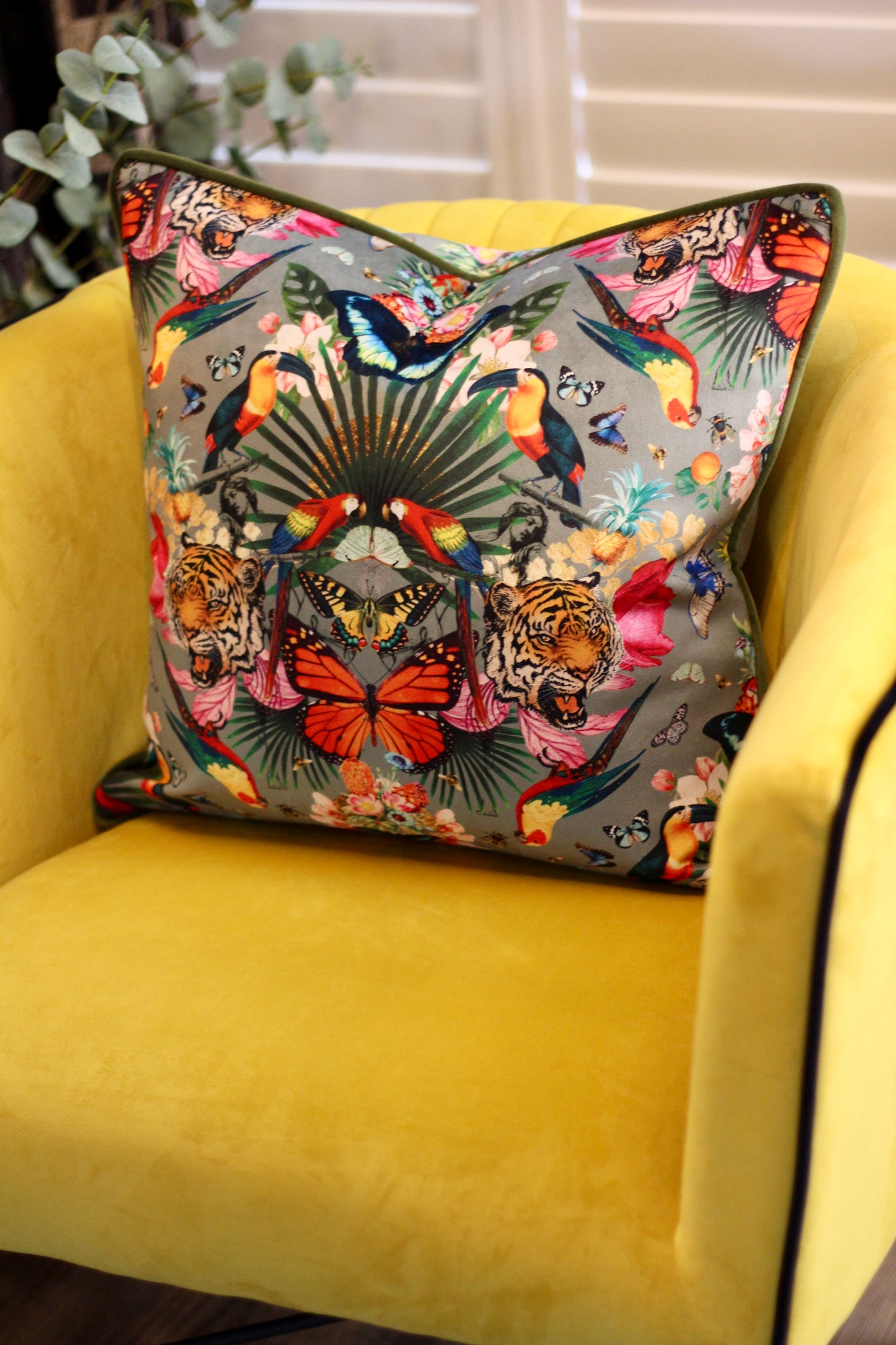 Myrtle & Mary Lost Paradise Cushion