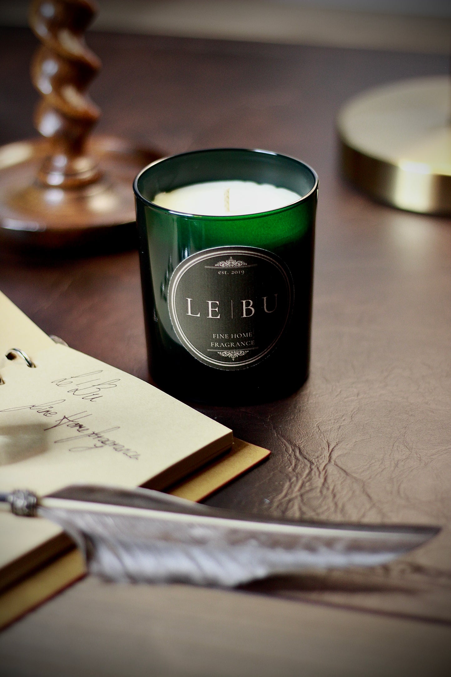 Wild Garden Candle detail – Leya Buster Interiors