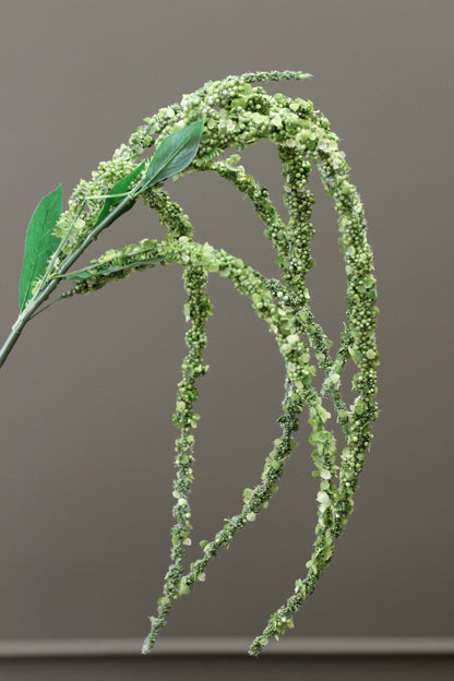 Cascading Amaranthus Stem – Olive Green
