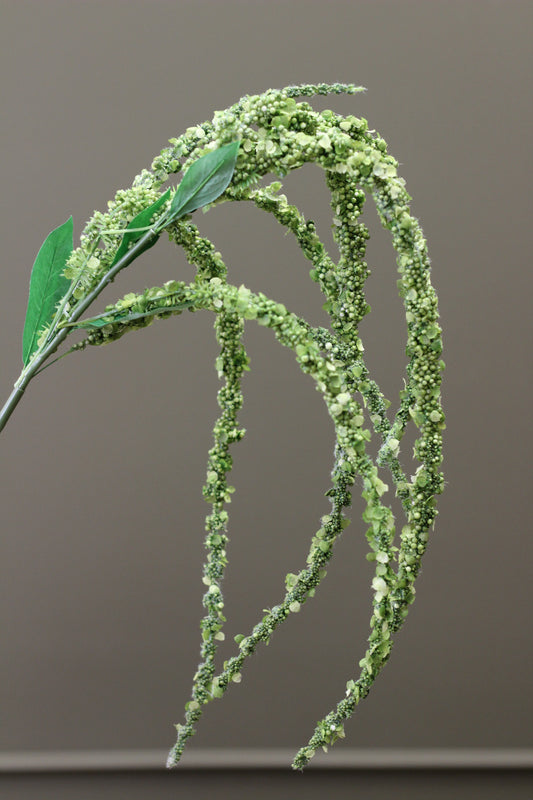 Cascading Amaranthus Stem – Olive Green