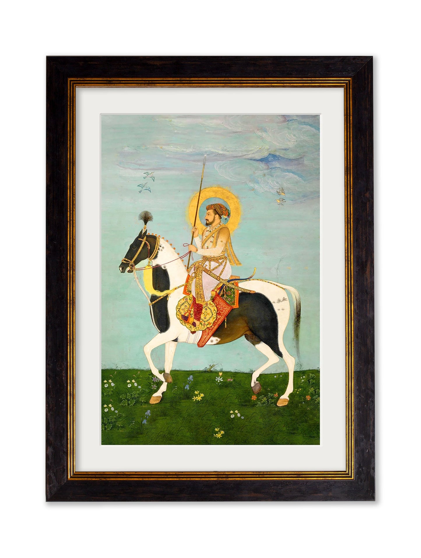 Mughals Horsemen – Oxford Frame styled view – Leya Buster Interiors