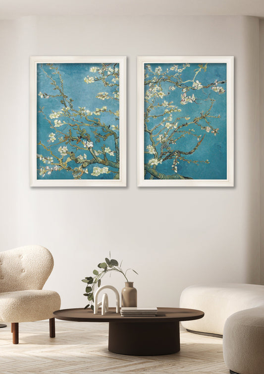 Almond Blossom - Vincent Van Gogh Set of 2 Prints