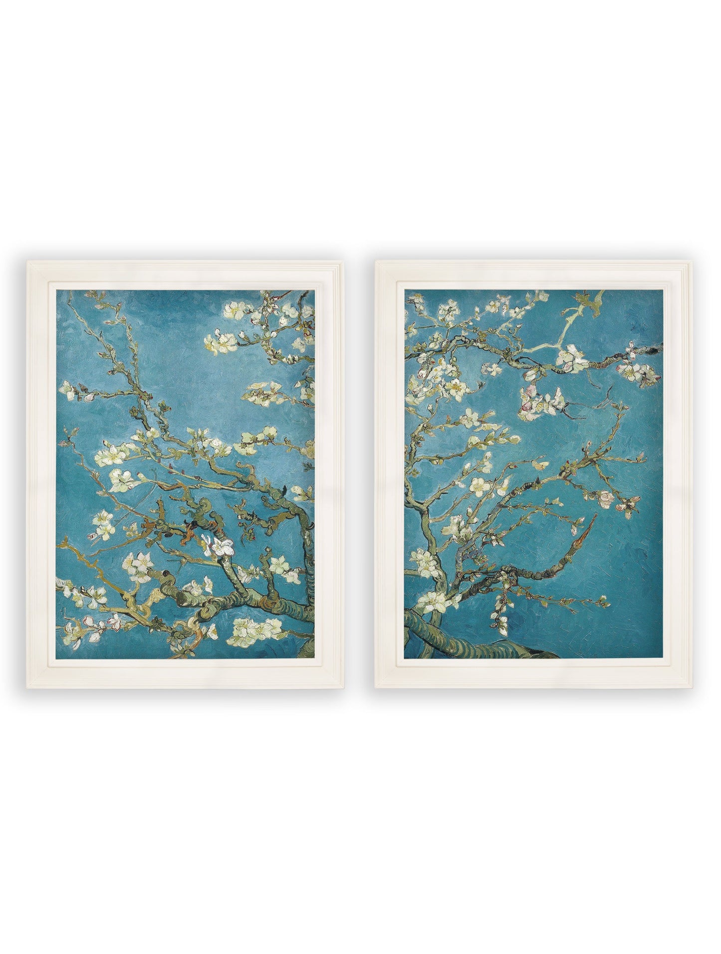 Almond Blossom – Vincent Van Gogh Set of 2 Prints styled view – Leya Buster Interiors