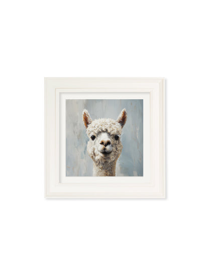 The Goofy Alpaca – Cream Hurstwood Square Frame styled view – Leya Buster Interiors