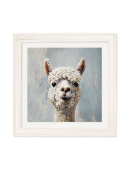 The Goofy Alpaca – Cream Hurstwood Square Frame detail – Leya Buster Interiors