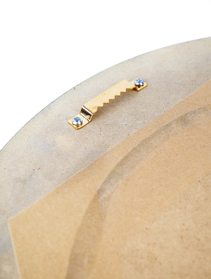 Plump Pheasant Cosy Sketch – Oxford Round Frame styled view – Leya Buster Interiors