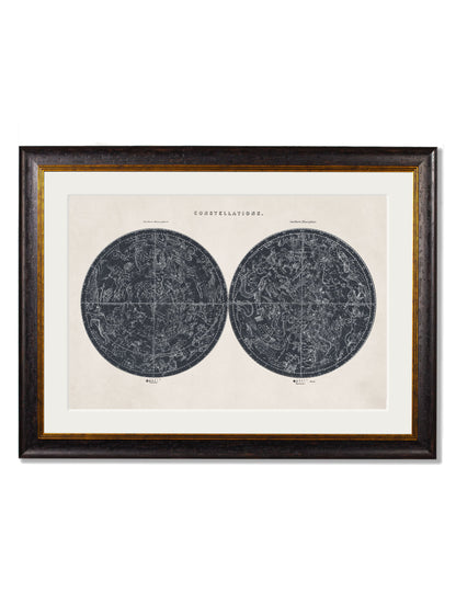 c.1800 Map of the Constellations detail – Leya Buster Interiors
