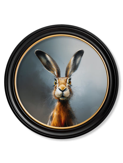 A Curious Hare – Oxford Round Frame detail – Leya Buster Interiors
