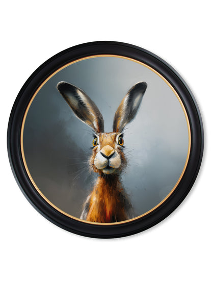 A Curious Hare – Oxford Round Frame styled view – Leya Buster Interiors