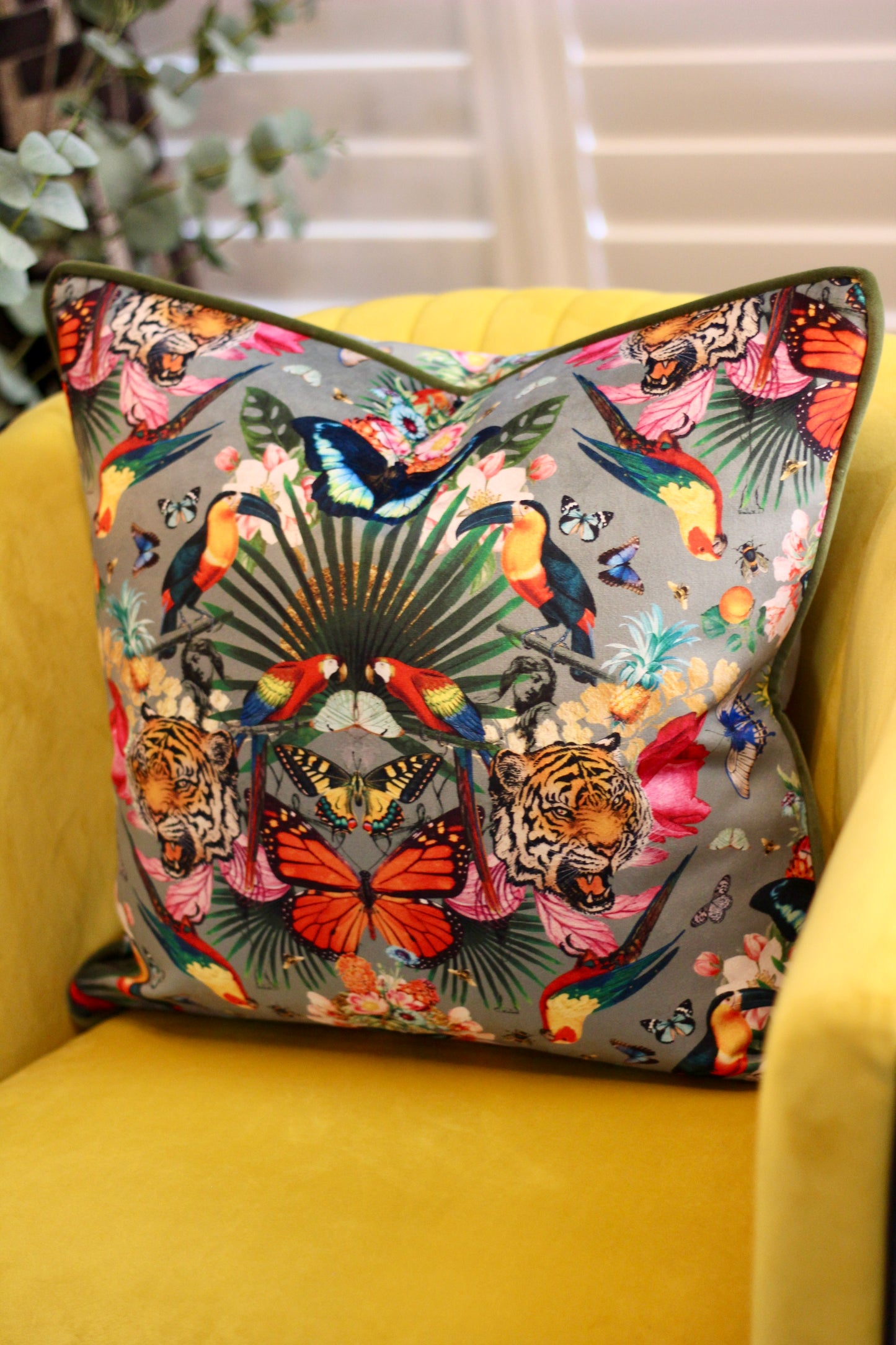 Myrtle & Mary Lost Paradise Cushion