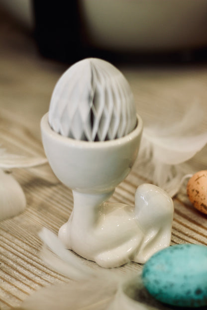 Bunny Egg Cup styled view – Leya Buster Interiors