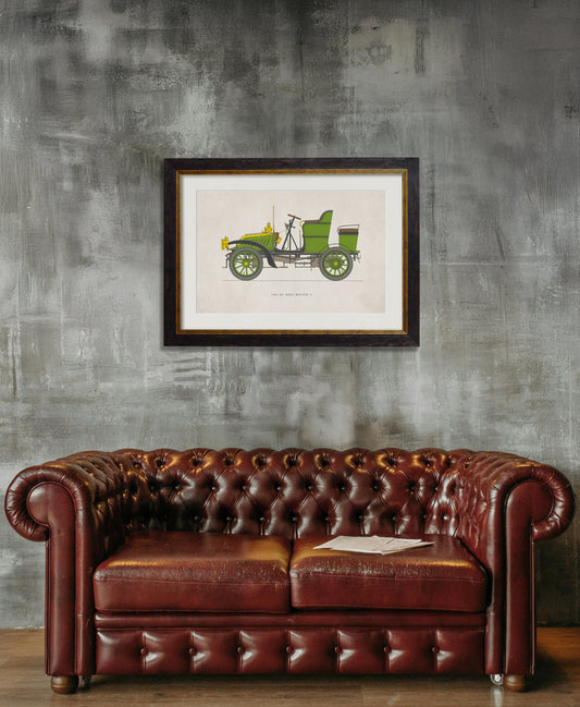 1904 DE DION BOUTON 8 – framed wall art at Leya Buster Interiors