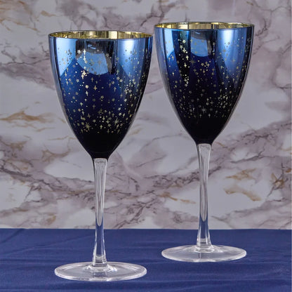 Galaxy Wine Glasses – home decor at Leya Buster Interiors