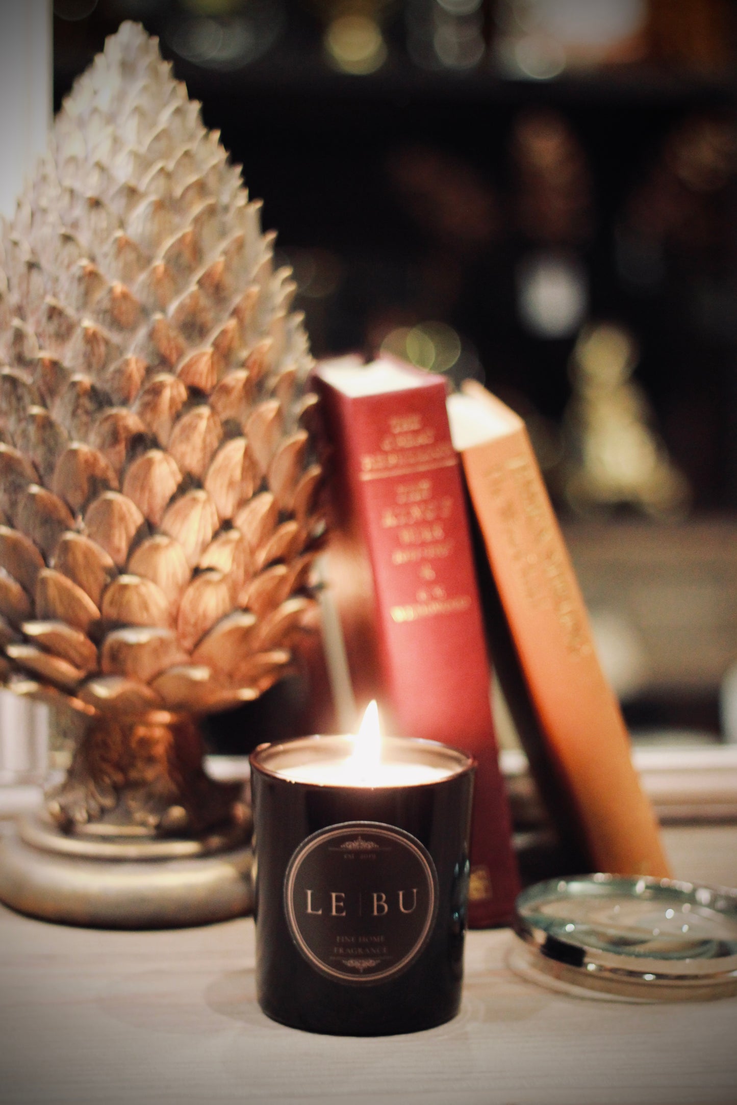 SANTAL 28 – Candle styled view – Leya Buster Interiors