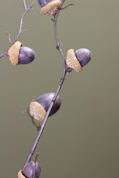 Woodland Acorn Branch – Brown