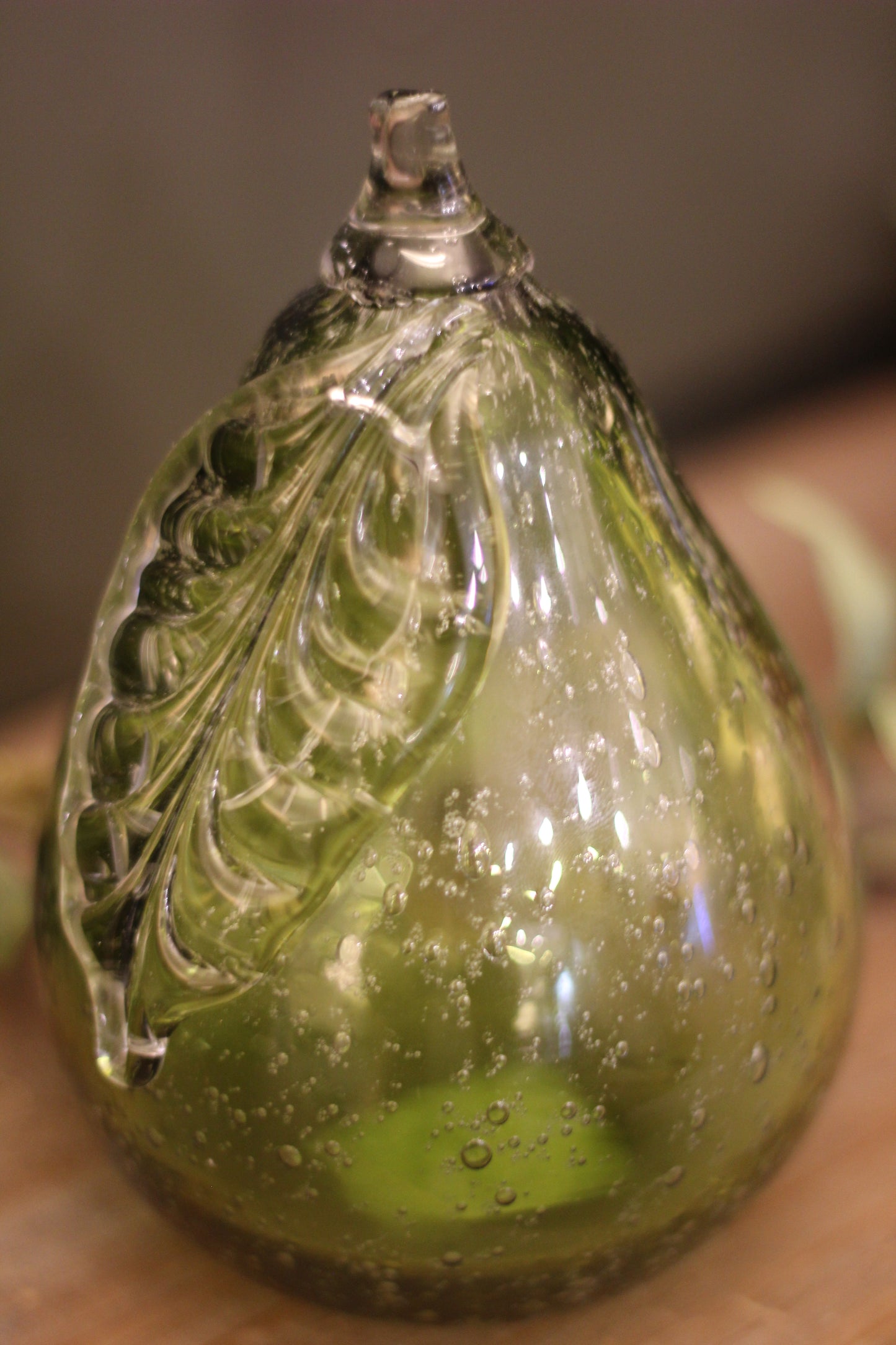 Green Glass Pear