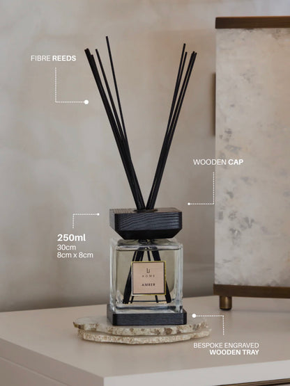 Luxury Square Reed Diffuser – Amber