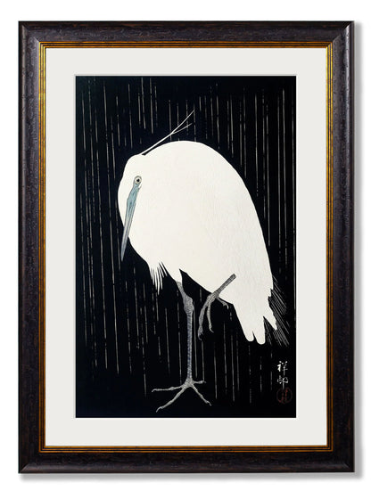 c.1910 Egrets – Ohara Koson styled view – Leya Buster Interiors