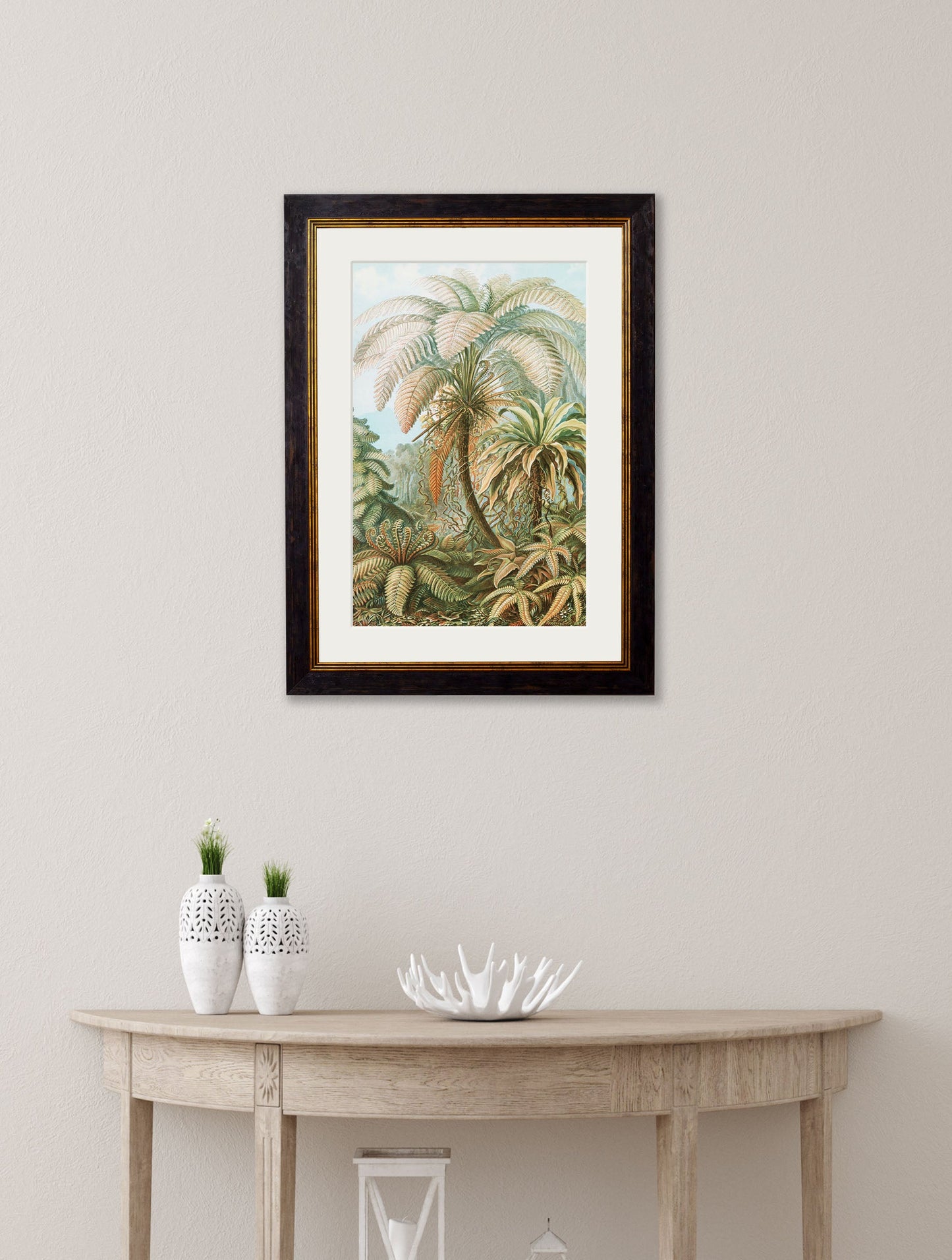 C.1904 Study Of Ferns – Ernst Haeckel – framed wall art at Leya Buster Interiors
