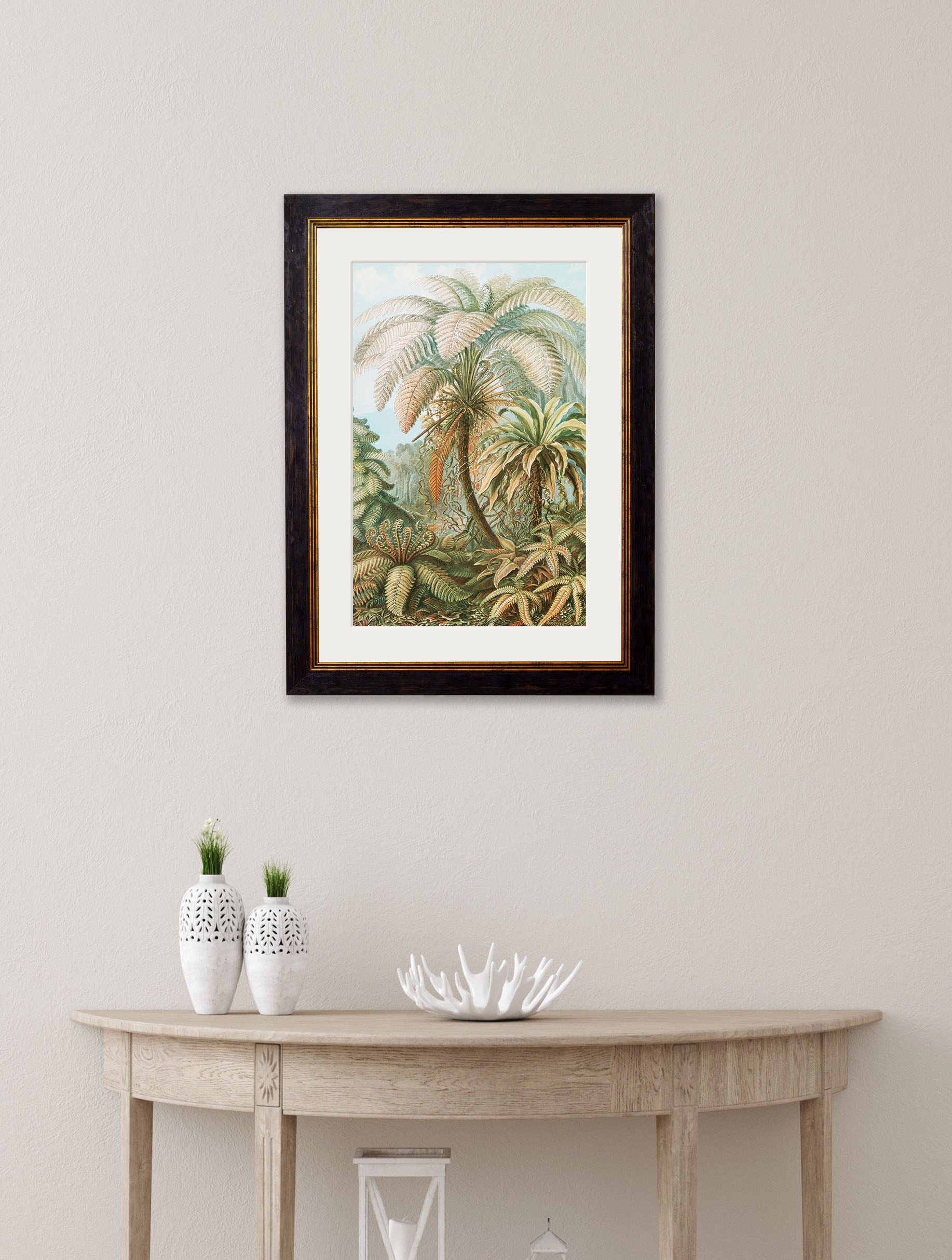 C.1904 Study Of Ferns – Ernst Haeckel – framed wall art at Leya Buster Interiors