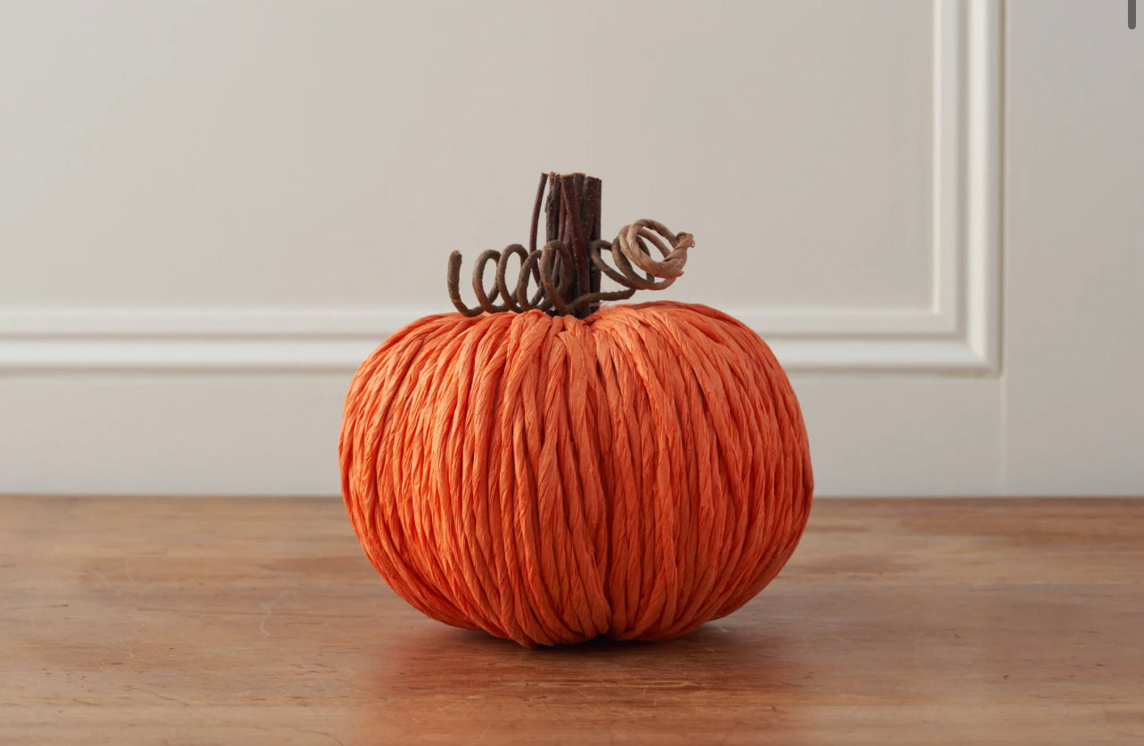 Orange Straw Pumpkin