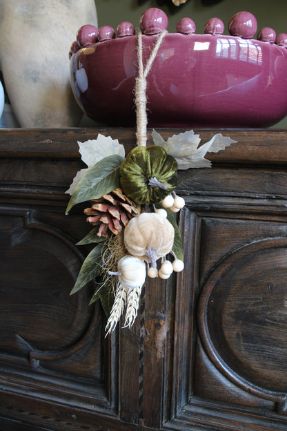 Harvest Woodland Pumpkin Swag