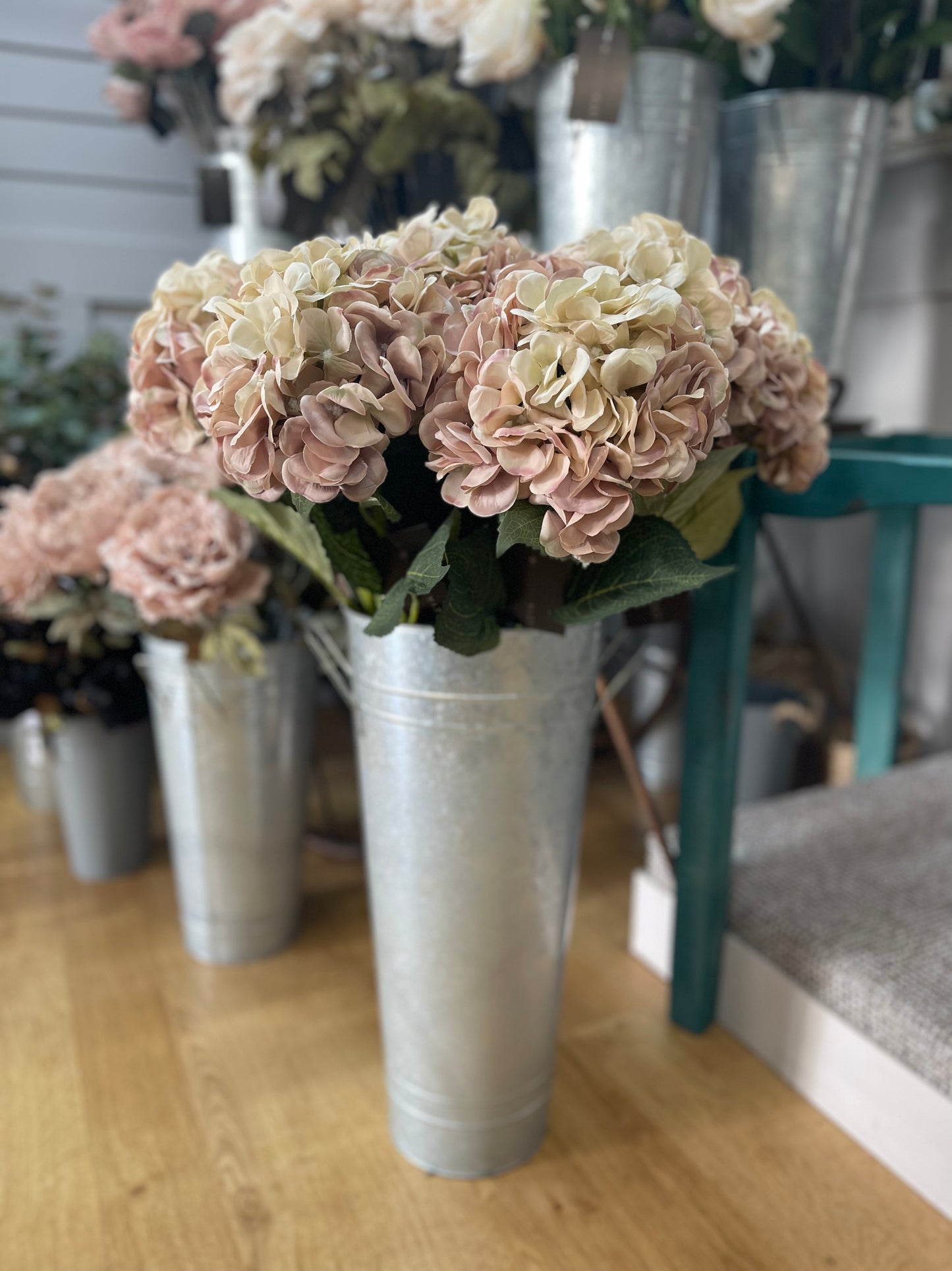 Pink Hydrangea Flower Stem