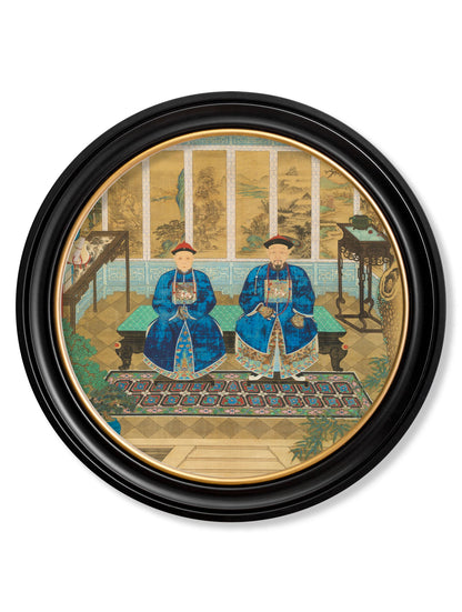 Imperial Censor and His Wife – Round detail – Leya Buster Interiors