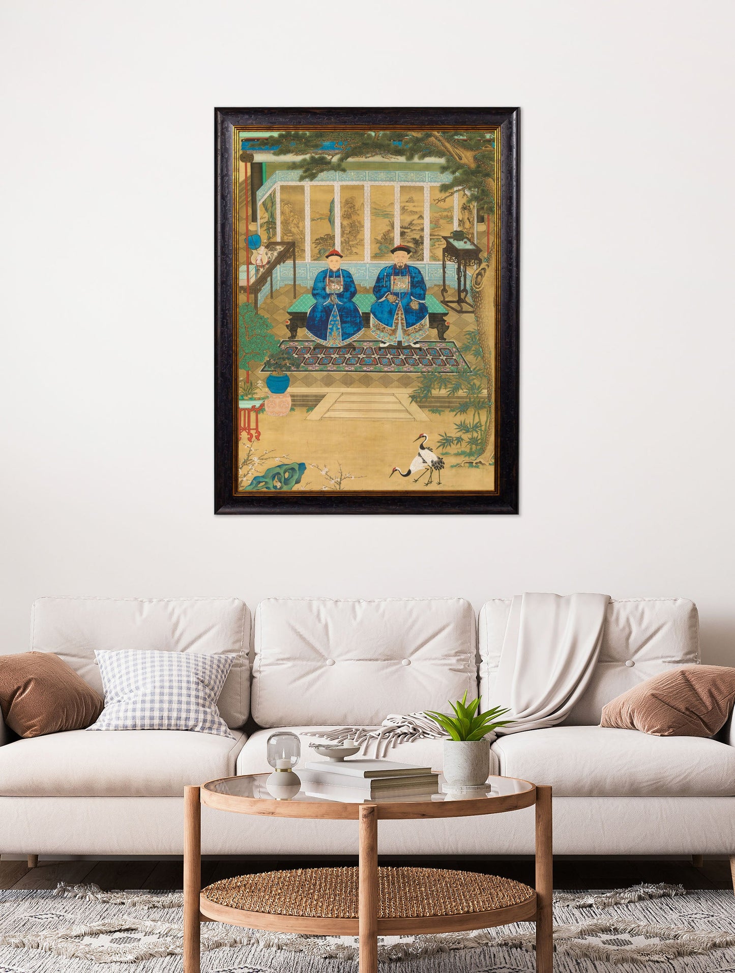 Imperial Censor and His Wife – framed wall art at Leya Buster Interiors