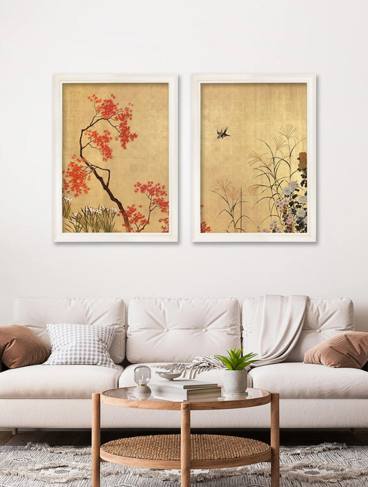 Japanese Blossom - Shibata Zeshine Set of 2 Prints