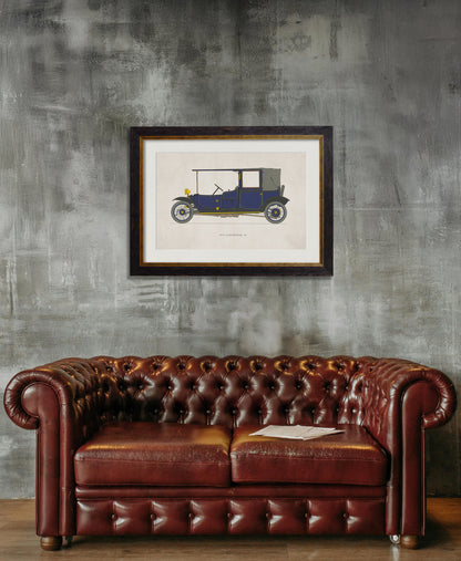1910 LANCHESTER 28 – framed wall art at Leya Buster Interiors