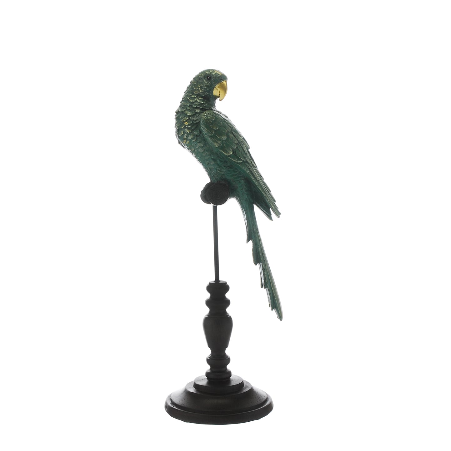 Large Tropical Parrot Tabletop Decoration on Perch