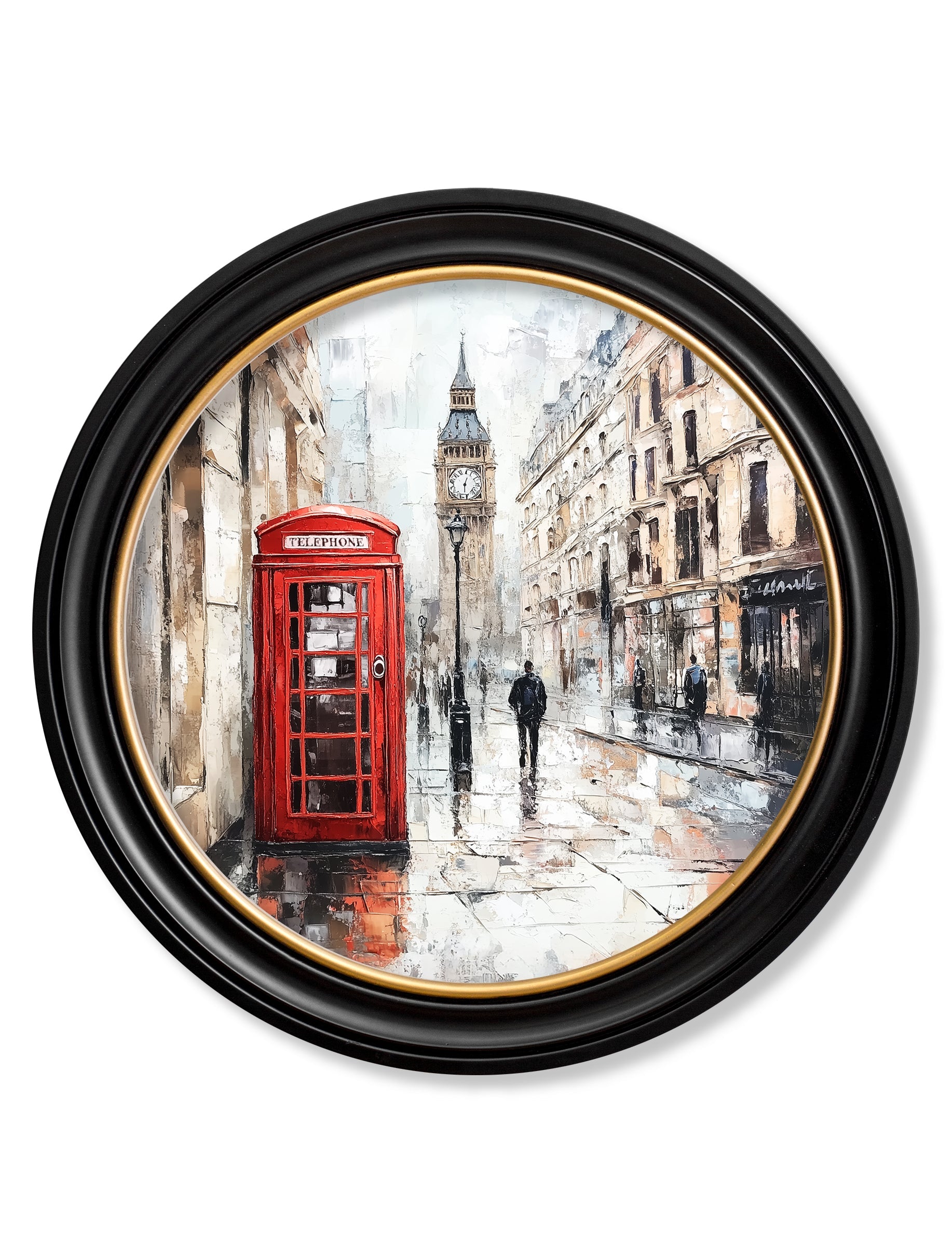 London Telephone Box – Oxford Round Frame detail – Leya Buster Interiors