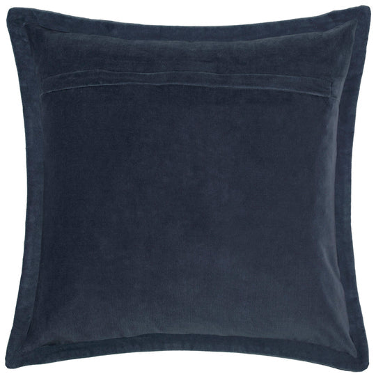 Luxe Peacock Embellished Cushion - Midnight