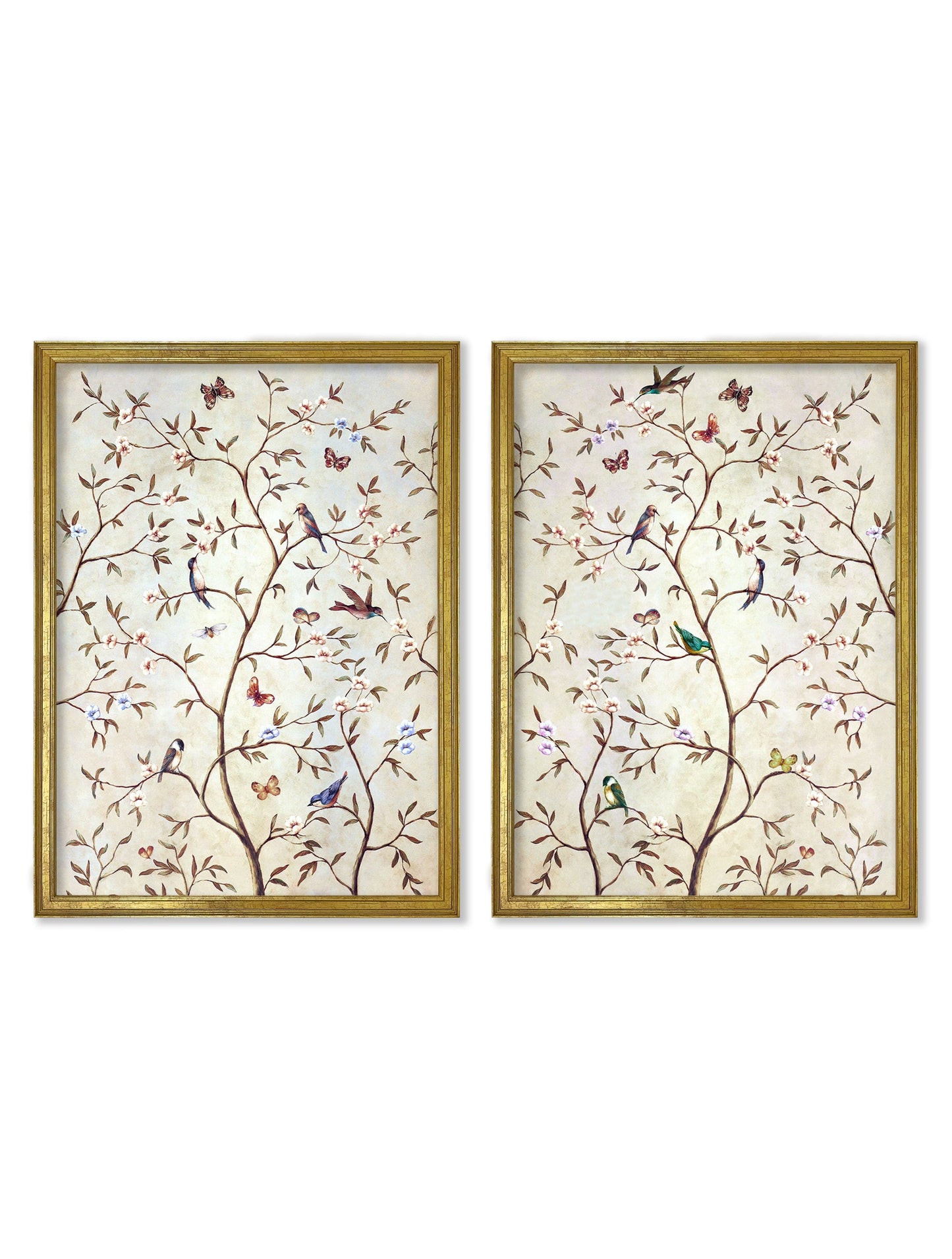 Tree of Life Natural Set of 2 detail – Leya Buster Interiors