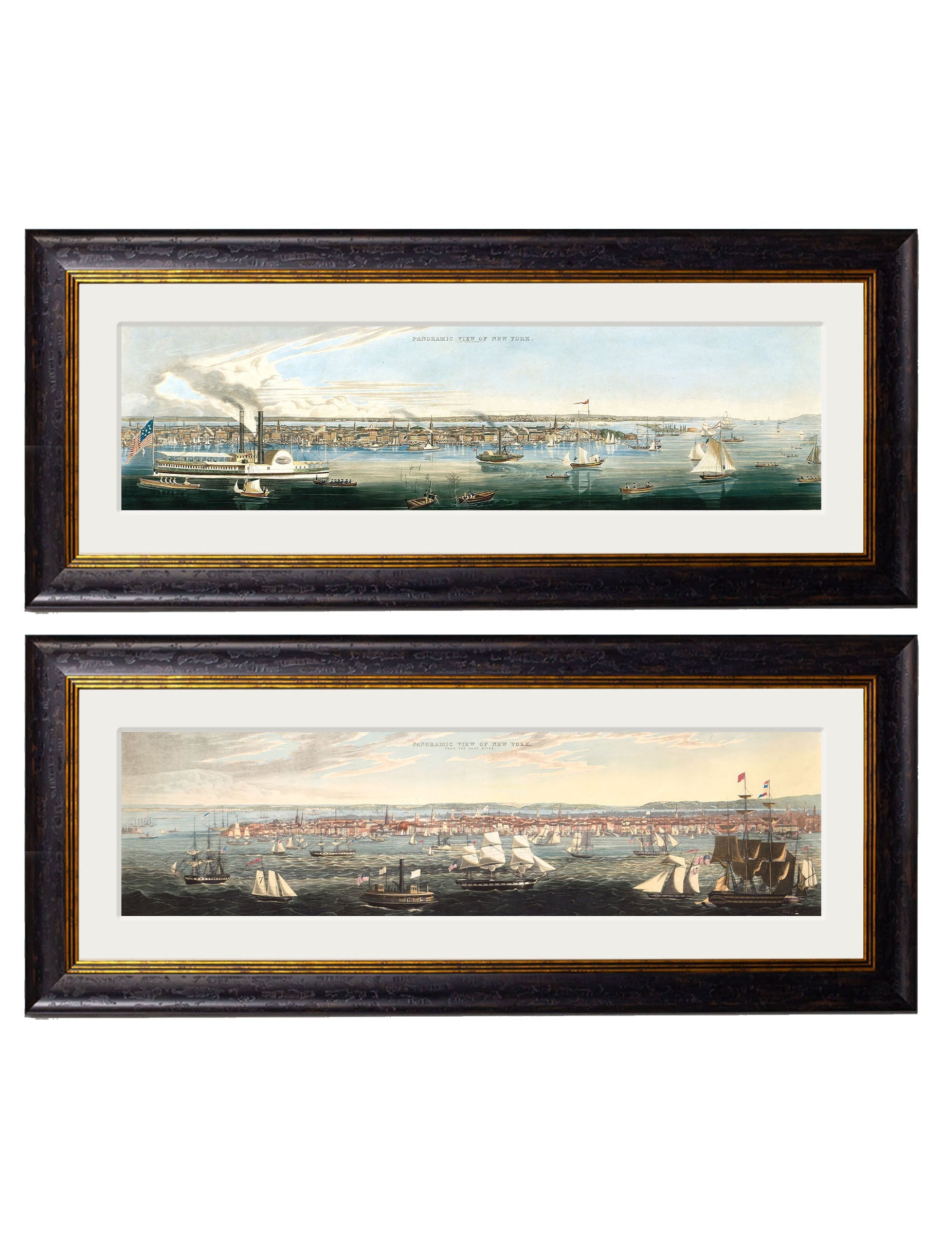 c.1844 Panoramic Views of New York detail – Leya Buster Interiors