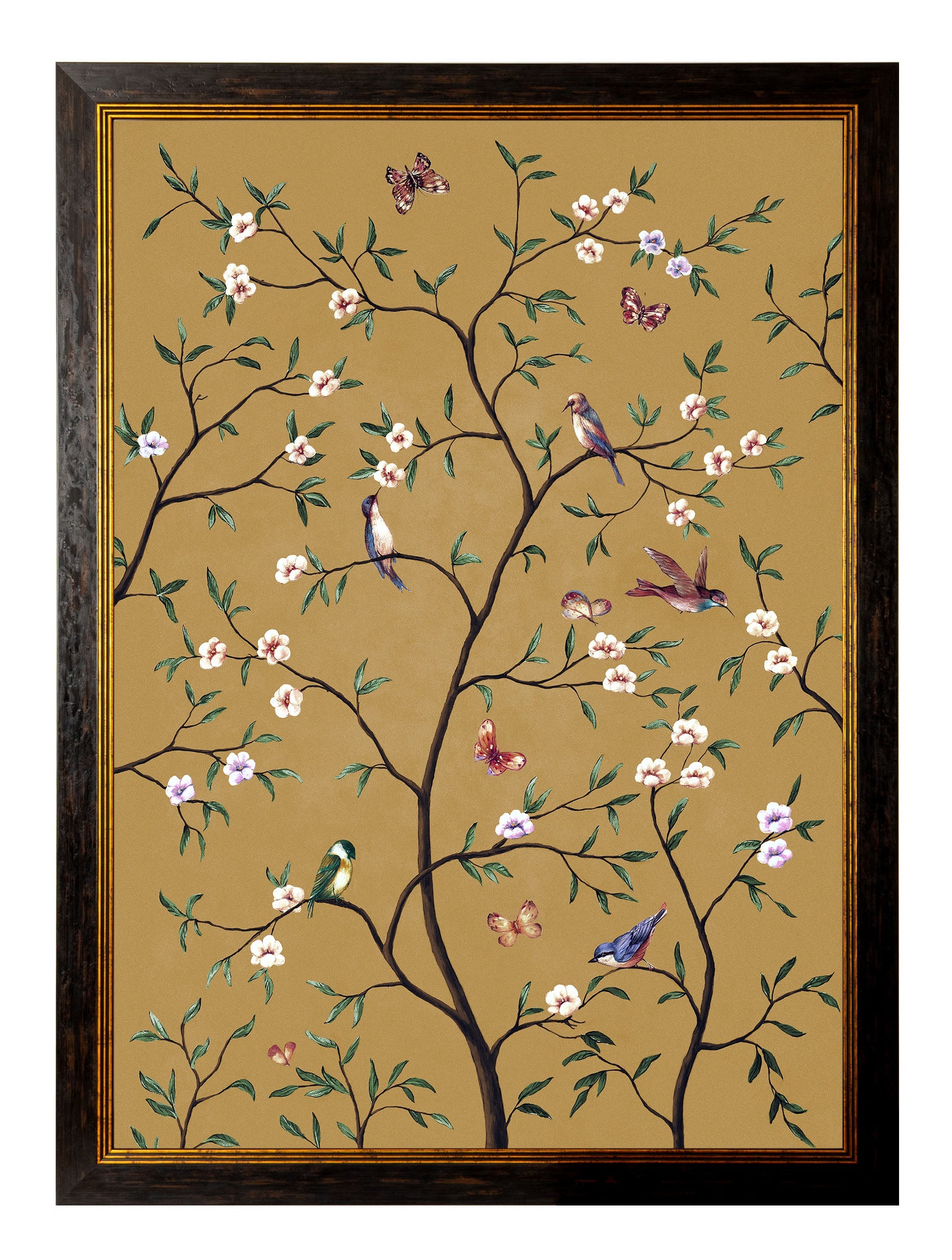 Tree of Life Ochre Set of 2 styled view – Leya Buster Interiors