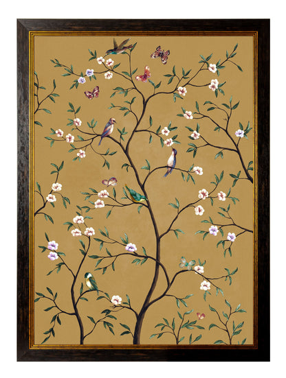 Tree of Life Ochre Set of 2 styled view – Leya Buster Interiors