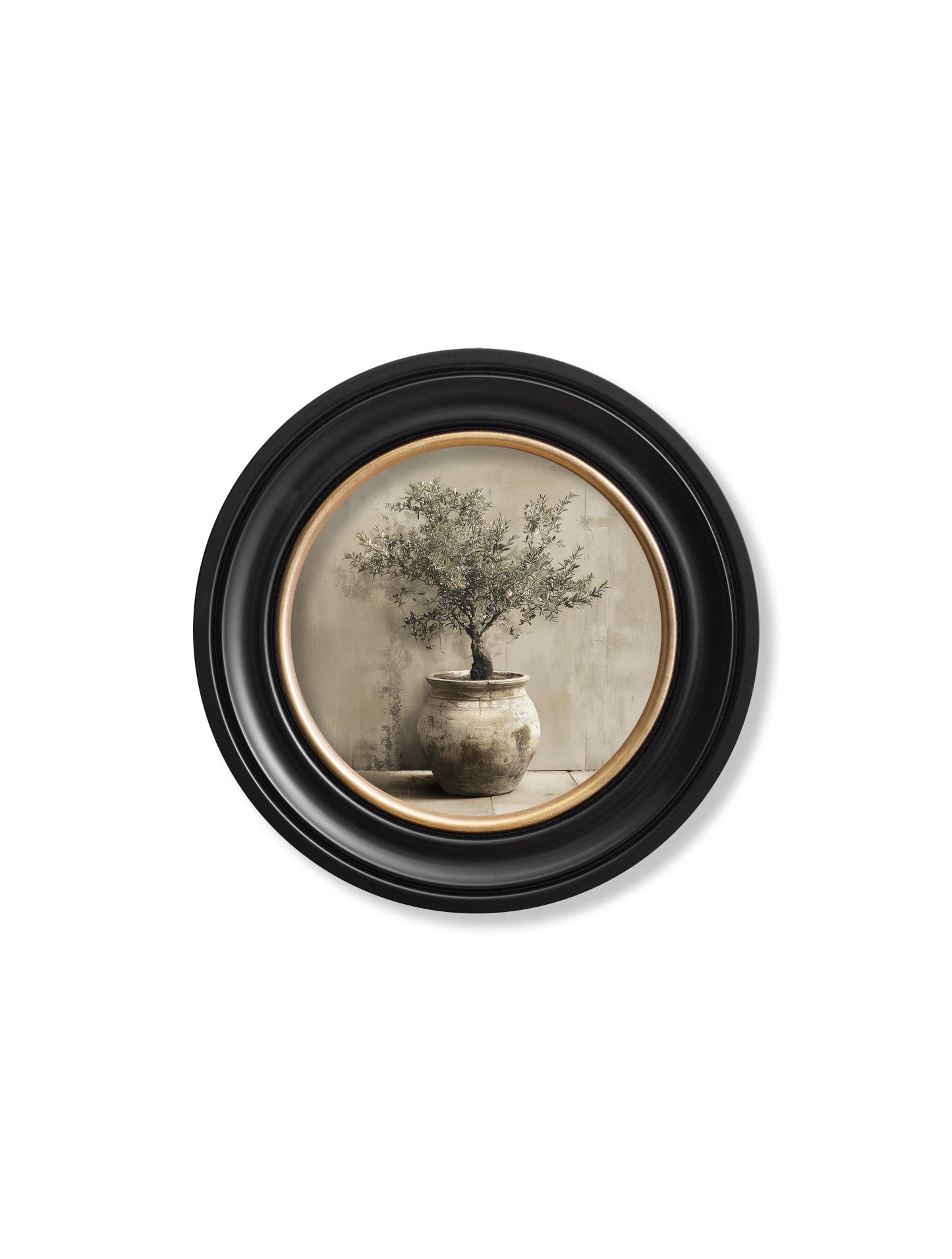 The Olive Tree - Oxford Round Frame