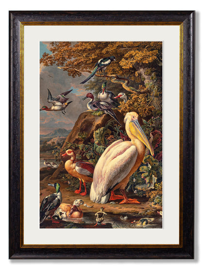 c.1683 Pelican Painting detail – Leya Buster Interiors