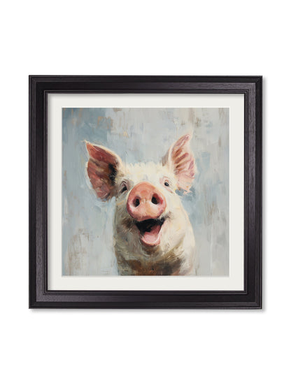 The Giggly Pig – Black Hurstwood Square Frame detail – Leya Buster Interiors