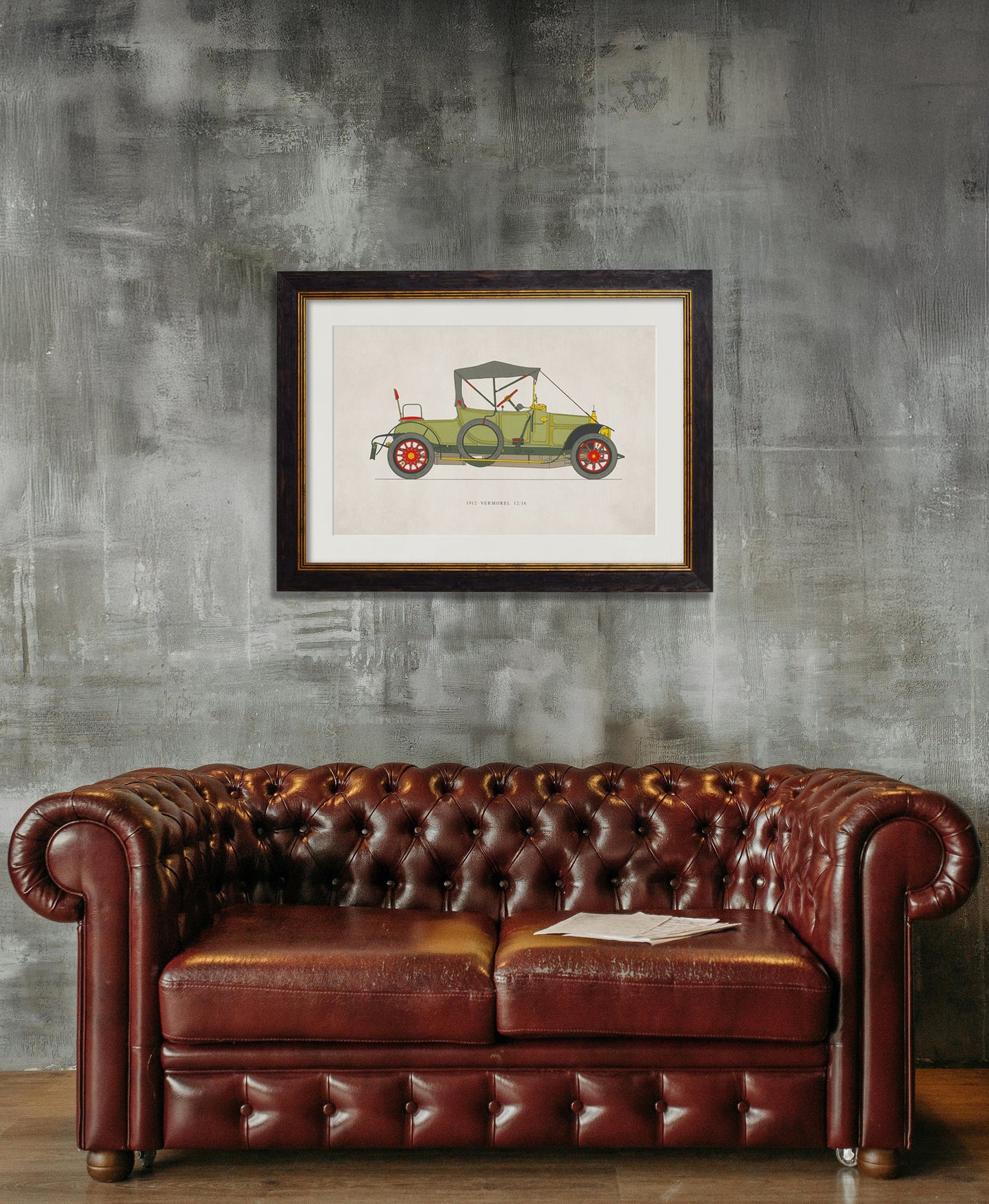 1912 VERMOREL 12/16 – framed wall art at Leya Buster Interiors